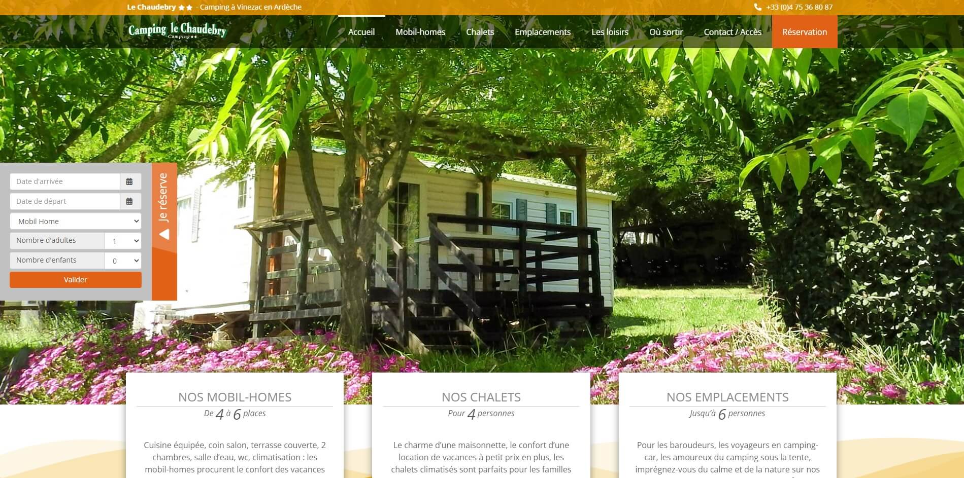 Camping Le Chaudebry
