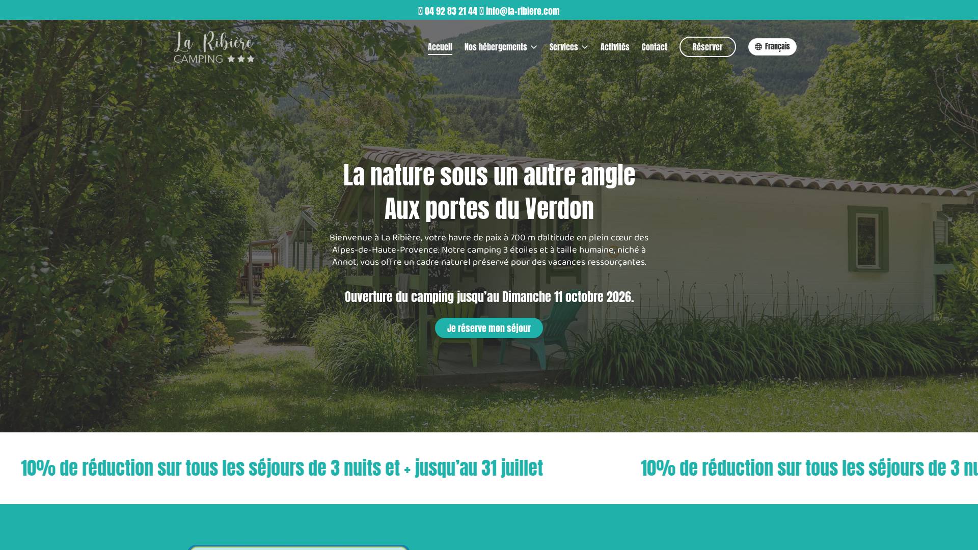 Camping La Ribière