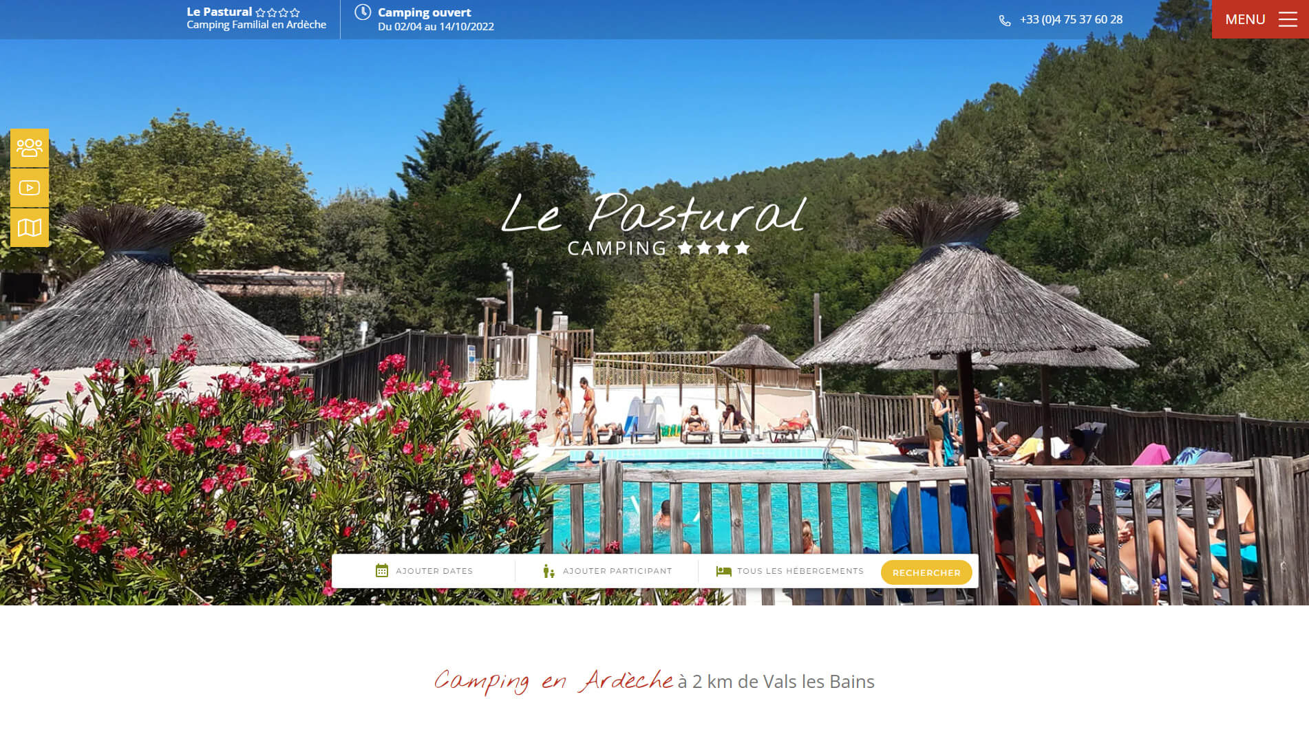 Camping Le Pastural